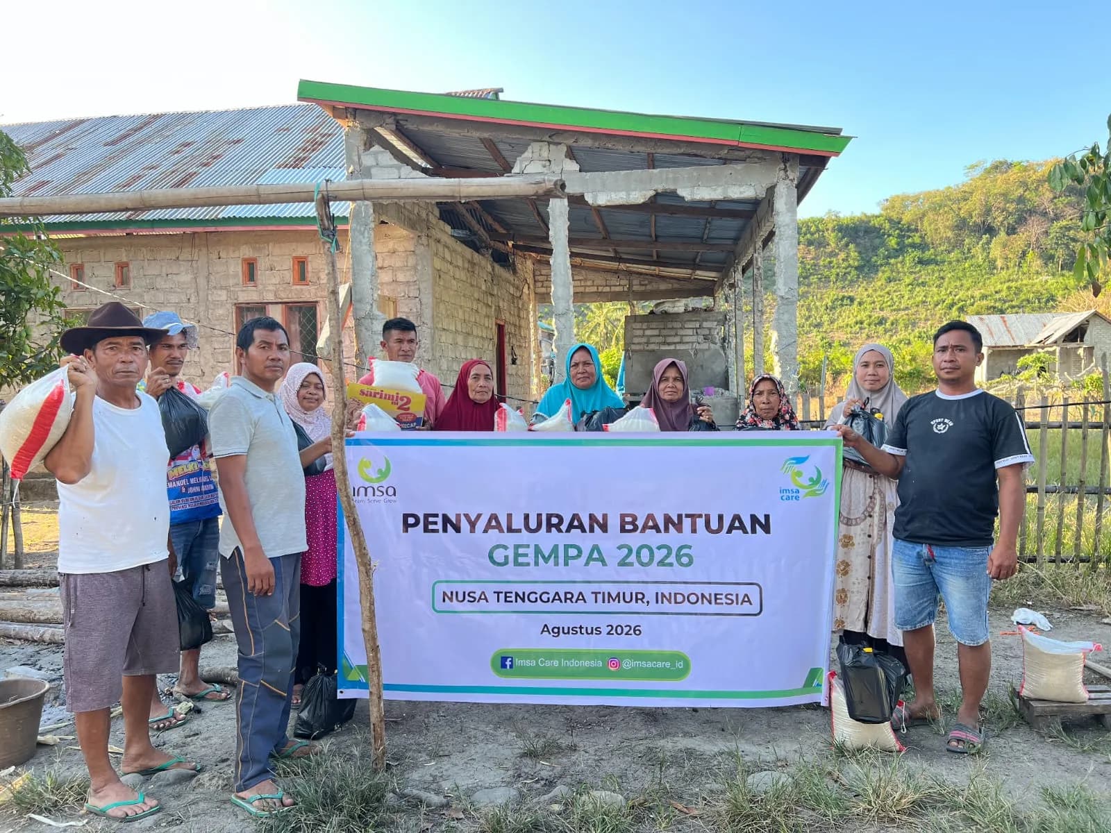 IMSACare salurkan bantuan tahap ketiga untuk 100 jiwa korban gempa NTT