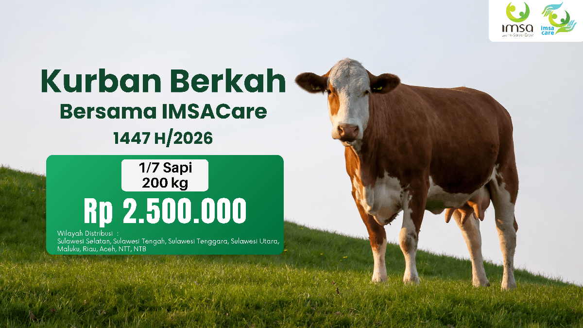 Kurban 1/7 Ekor Sapi (200 kg)
