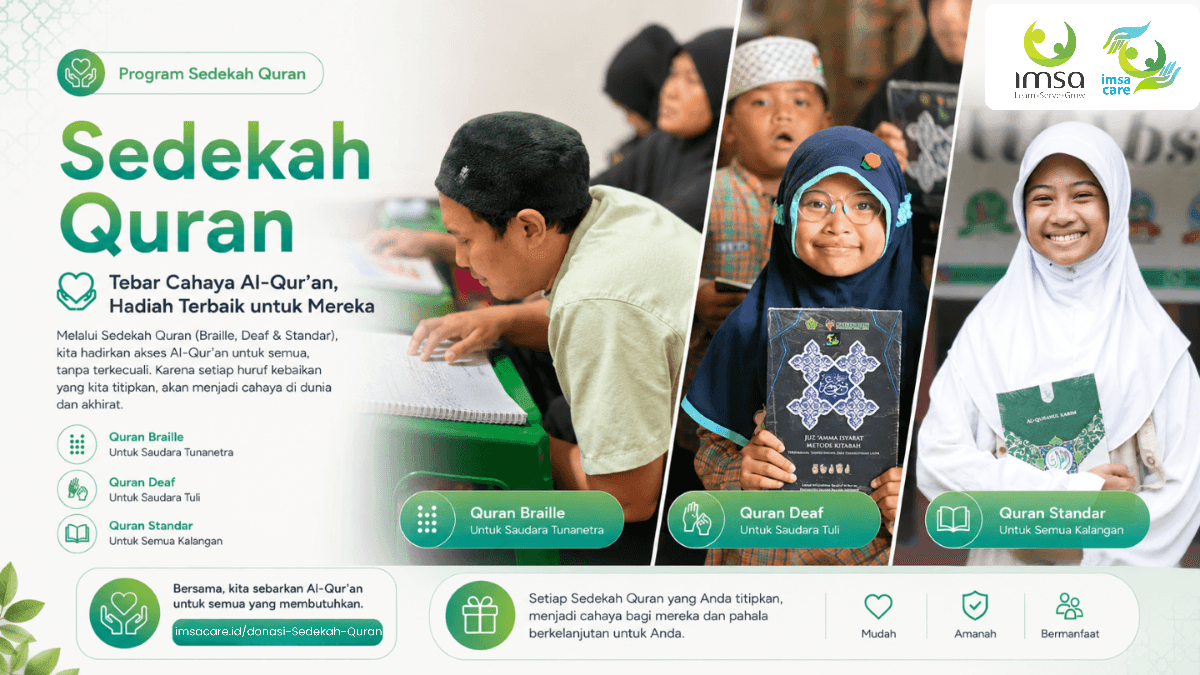 Sedekah Quran Hingga Pelosok Nusantara