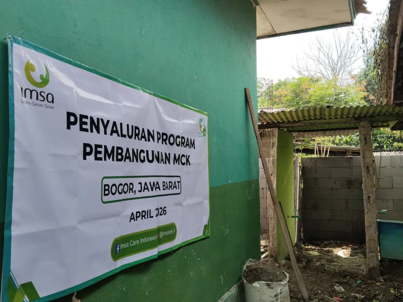 Dukung Sanitasi Layak, IMSACare Bangun 4 Toilet di Yayasan Al-Irsyadiyah Al-Mu’iny
